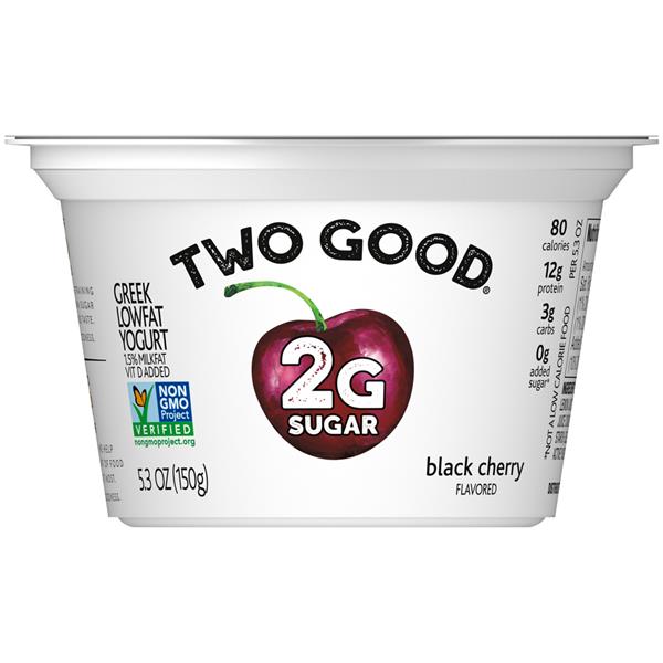 Two Good Black Cherry Greek Yogurt Hy Vee Aisles Online Grocery Shopping