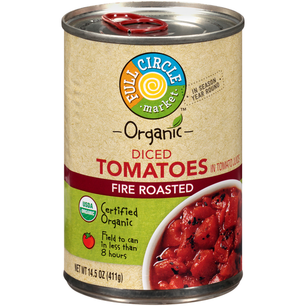 Full Circle Organic Fire Roasted Diced Tomatoes HyVee Aisles Online