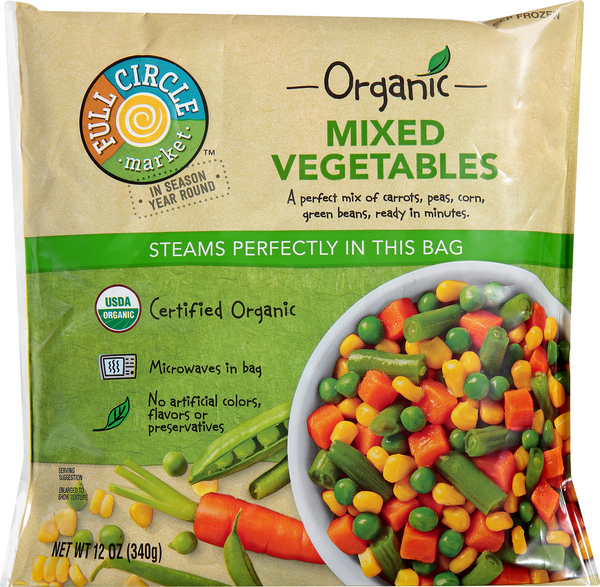Full Circle Organic Steam in Bag Mixed Vegetables HyVee Aisles