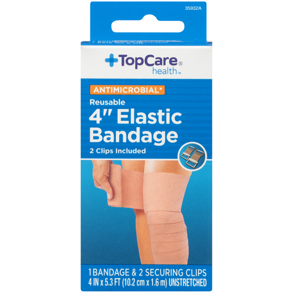 TopCare Antimicrobial Reusable 4" Elastic Bandage HyVee Aisles