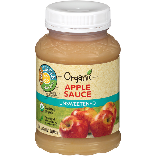 Full Circle Organic Applesauce No Sugar Added HyVee Aisles Online Grocery Shopping
