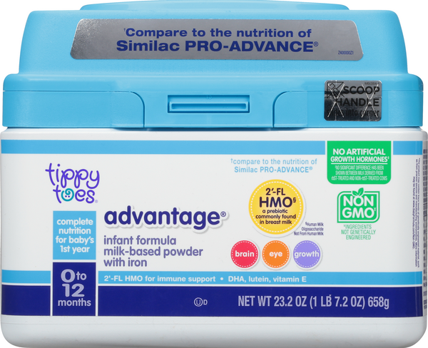advantage infant formula with iron