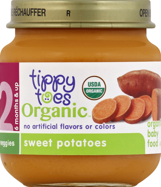 Tippy Toes Organic Stage 2 Sweet Potatoes Baby Food HyVee Aisles
