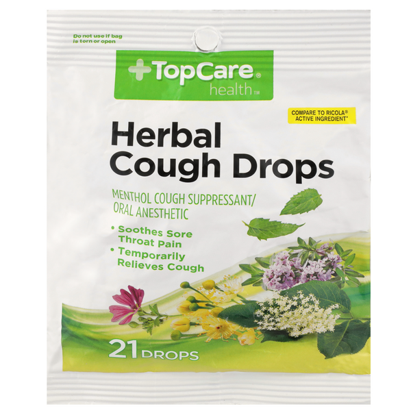 TopCare Health Herbal Cough Drops HyVee Aisles Online Grocery Shopping