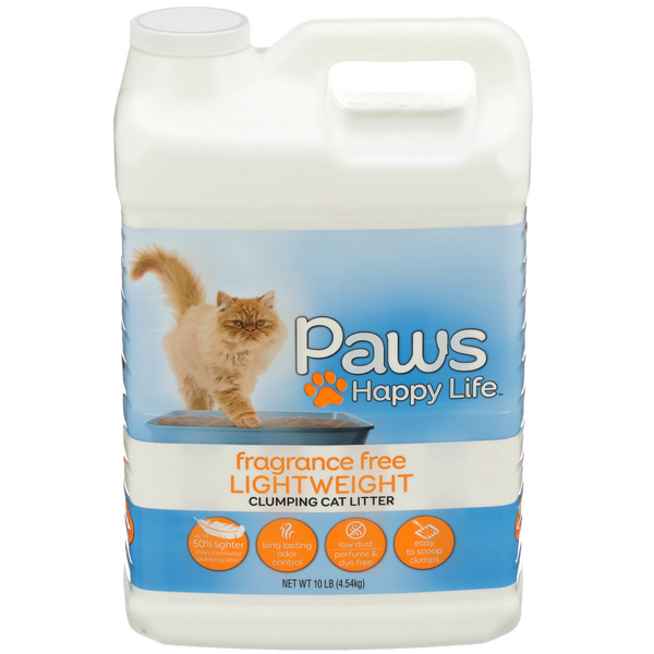 Paws Happy Life Fragrance Free Lightweight Clumping Cat Litter HyVee Aisles Online Grocery