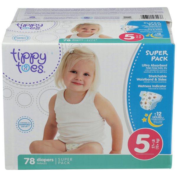 tippy-toes-super-pack-diapers-5-27-lb-hy-vee-aisles-online-grocery