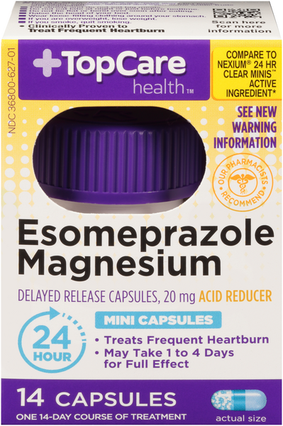 TopCare Esomeprazole Magnesium 20 Mg Acid Reducer Mini Delayed Release ...