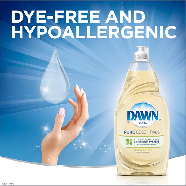 Dawn Pure Essentials Dishwashing Liquid Sparkling Mist HyVee Aisles