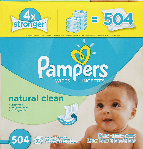 pampers unscented baby wipes