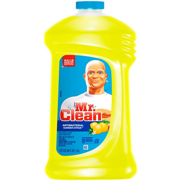 Mr Clean Liquid All Purpose Antibacterial Cleaner Summer Citrus Hy