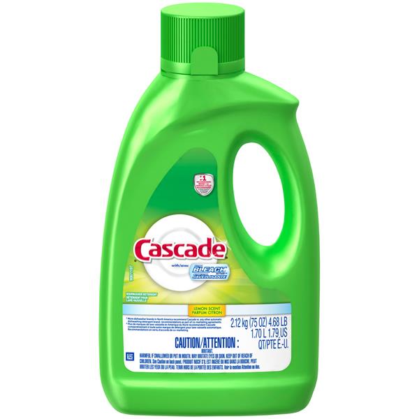 Cascade Gel with Clorox Lemon Scent Dishwasher Detergent | Hy-Vee ...