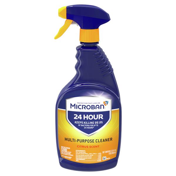 Microban 24 Hour MultiPurpose Cleaner and Disinfectant Spray, Citrus