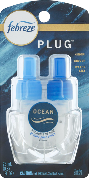 Febreze PLUG Air Freshener Refill, Ocean