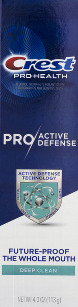 crest proactive defense deep clean