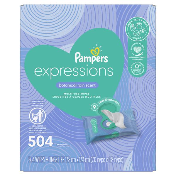 pampers expressions botanical rain