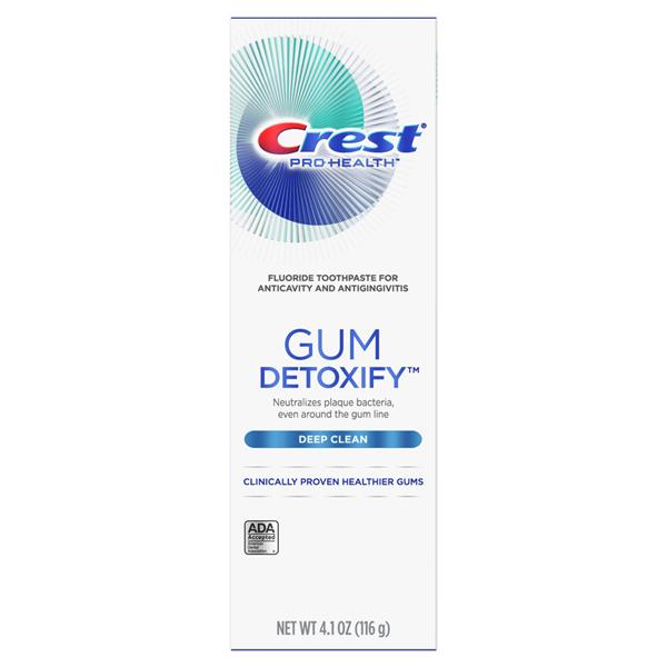 Crest Gum Detoxify Deep Clean Fluoride Toothpaste 