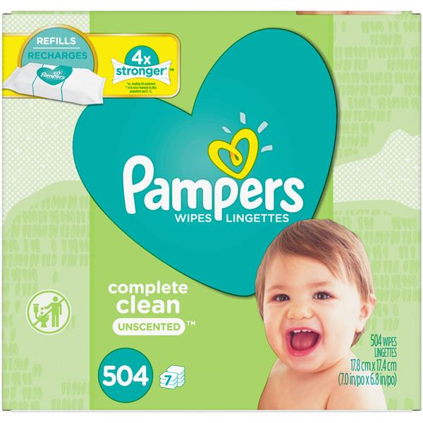 Pampers Complete Clean Unscented Baby Wipes 7Pk | Hy-Vee Aisles Online ...