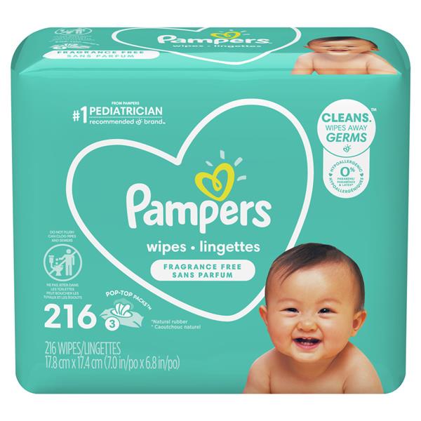 Pamper Wipes Complete Clean, Unscented | Hy-Vee Aisles Online Grocery ...