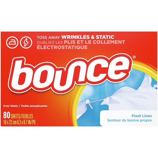 Bounce Fresh Linen Fabric Softener Sheets HyVee Aisles Online