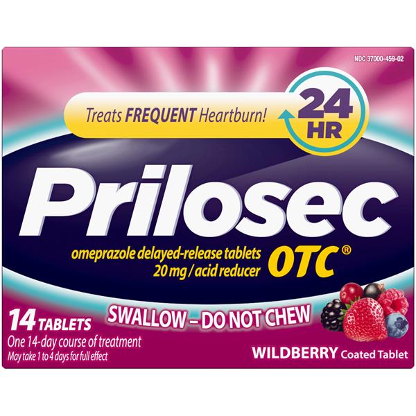 Prilosec Otc Tablets Wildberry One 14 Day Course