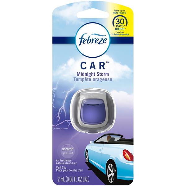 Febreze Midnight Storm Car Vent Clip Air Freshener HyVee Aisles Online Grocery Shopping