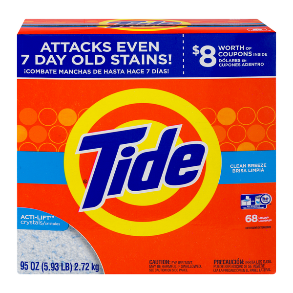 Tide Clean Breeze Powder Laundry Detergent, 68 Loads | Hy-Vee