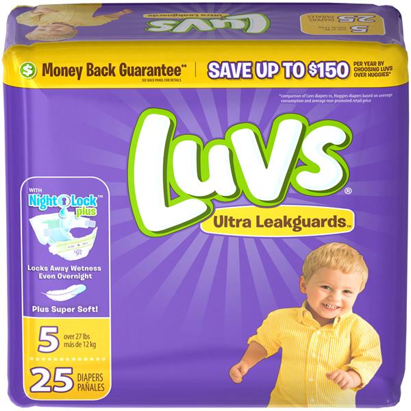 Luvs With Ultra Leakguards Size 5 Diapers | Hy-Vee Aisles Online ...