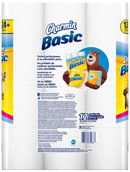 Charmin Basic 1-Ply Double Rolls Bathroom Tissue | Hy-Vee Aisles ... Charmin Basic 1-Ply Double Rolls Bathroom Tissue | Hy-Vee Aisles ...