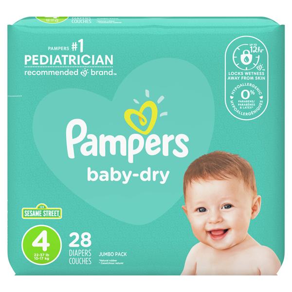 Pampers Baby Dry Size 4 Diapers HyVee Aisles Online Grocery Shopping