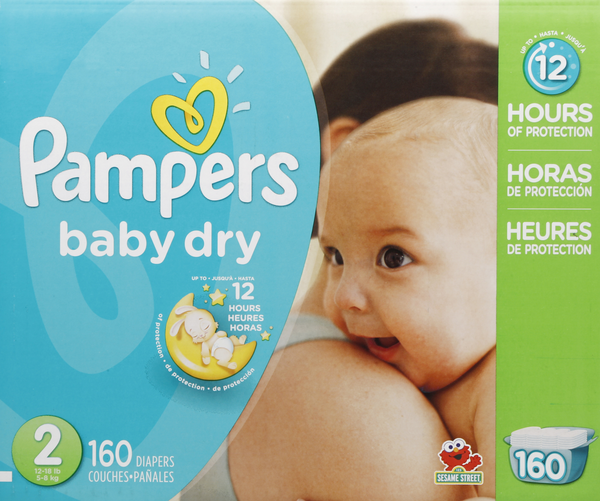 Pampers Baby Dry Size 2 Diapers | Hy-Vee Aisles Online