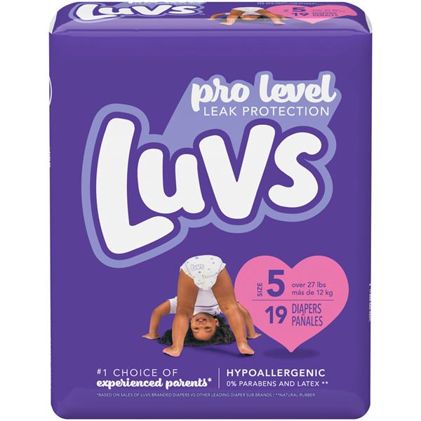 Luvs Triple Leakguards Diapers Size 5 