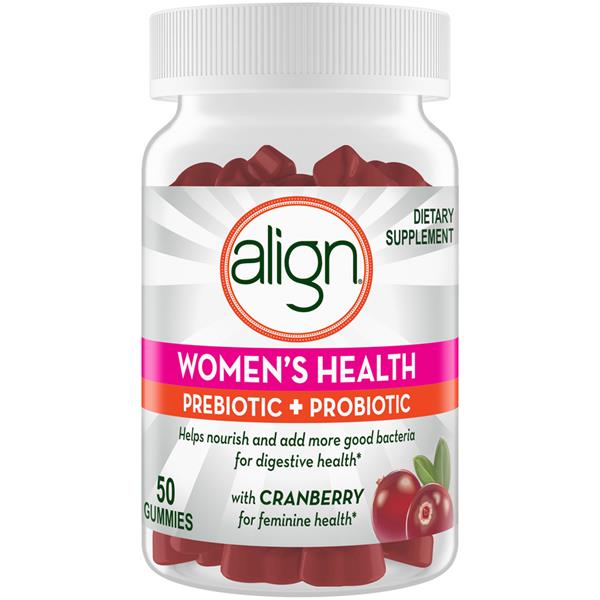 Align Women's Health Prebiotic + Probiotic Supplement Gummies