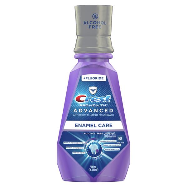 Crest Pro-Health Advanced Enamel Care Mouthwash Clean Mint ...