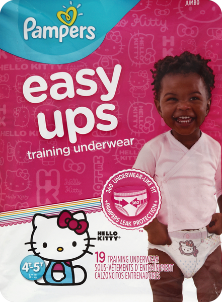 Pants Pampers Easy Ups Training Underwear Girls Size 6 4T-5T