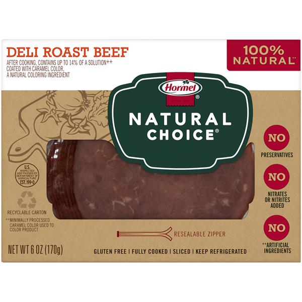 Hormel Natural Choice Deli Roast Beef | Hy-Vee Aisles Online Grocery ...