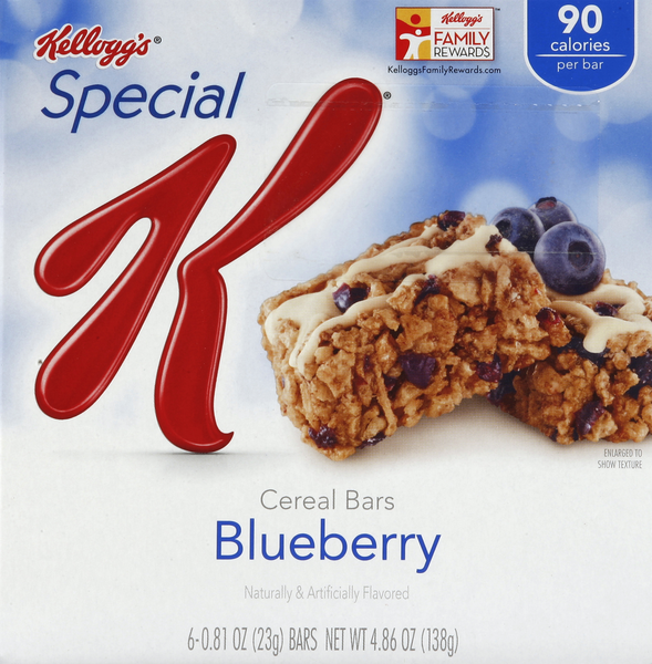 Kellogg's Special K Blueberry Cereal Bars 6-0.81oz | Hy-Vee Aisles Online  Grocery Shopping