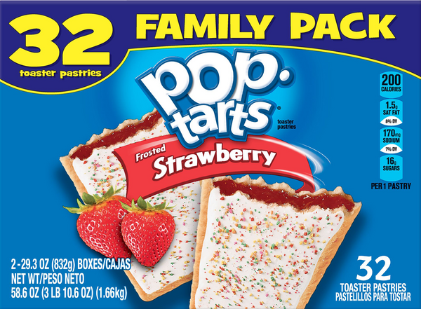 Pop-Tarts Frosted S'mores Breakfast Toaster Pastries, 29.3 oz, 16 Count 