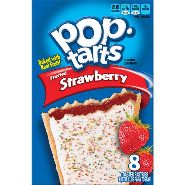Kellogg's PopTarts Frosted Strawberry Toaster Pastries 8Ct HyVee