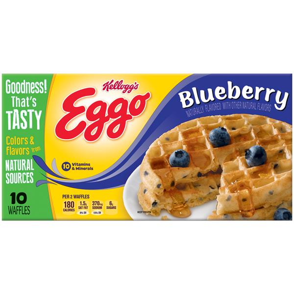 Kellogg's Eggo Blueberry Waffles 10 ct HyVee Aisles Online Grocery