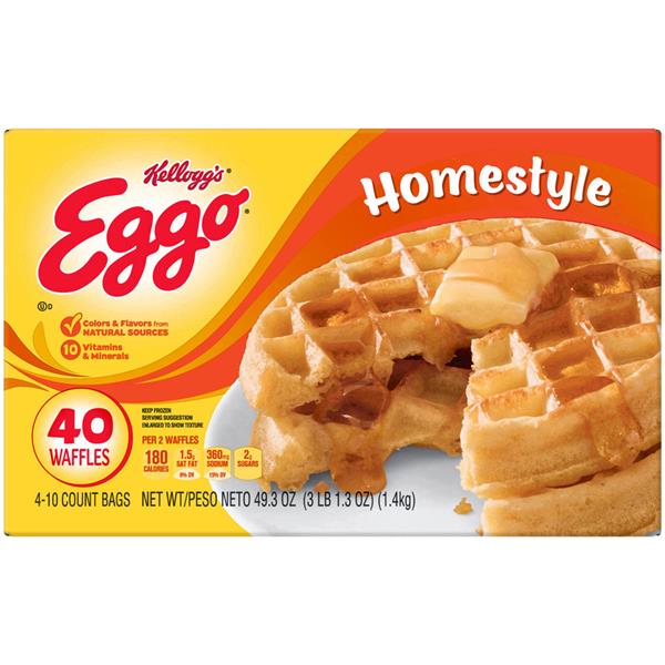 Kellogg's Eggo Homestyle Waffles 4-10Ct Bags | Hy-Vee Aisles Online ...