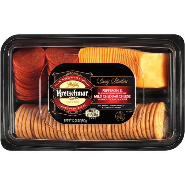 Kretschmar Party Platter Pepperoni & Mild Cheddar Cheese with
