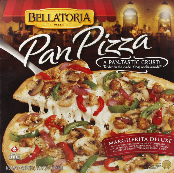 Bellatoria Pan Pizza Margherita Deluxe Hy Vee Aisles Online Grocery Shopping