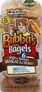 Bubba's Whole Wheat Sliced Bagels 6Ct
