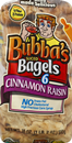 Bubba's Sliced Bagels Cinnamon Raisin 6Ct