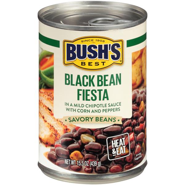Bush's Black Bean Fiesta Savory Beans HyVee Aisles Online Grocery