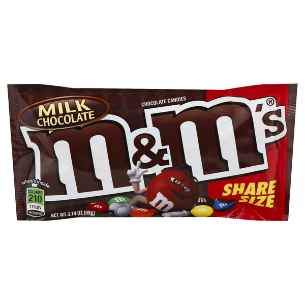 Save on M&M's Milk Chocolate Candies Sharing Size Order Online