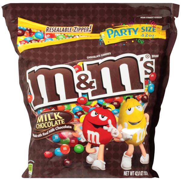 M&M's Milk Chocolate Candies 42 oz. Stand-Up Bag | Hy-Vee Aisles Online ...