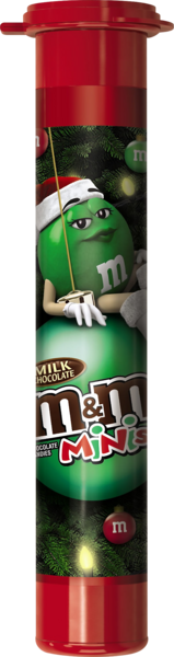 M&M'S Holiday Minis Milk Chocolate Christmas Candy Mega Tube, 1.77 oz -  Metro Market