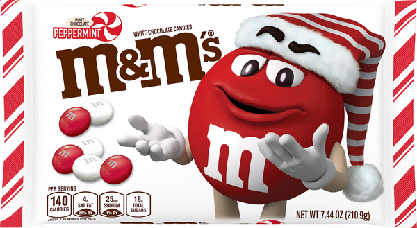 M&Ms White Chocolate Peppermint