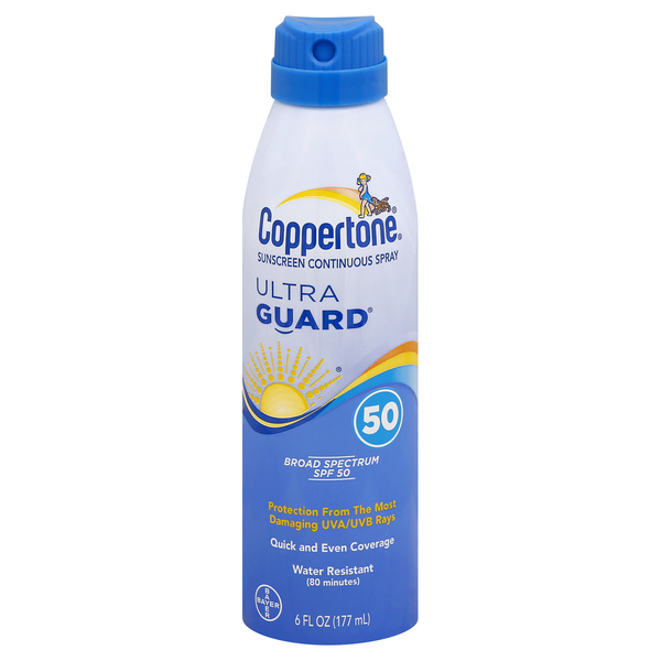coppertone ultraguard 50 spray